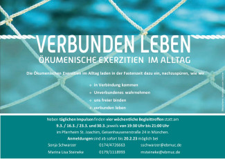 Plakat für Exerzitien im Alltag 2023